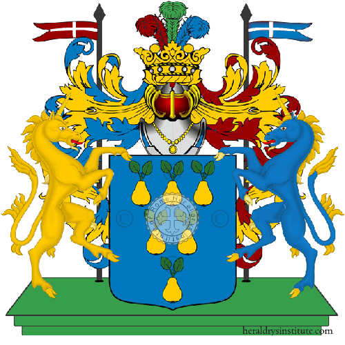 Coat of arms of family Peruzzu