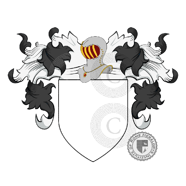 Coat of arms of family Pezzogno