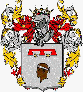 Coat of arms of family Pucci Delle Stelle Sansedoni