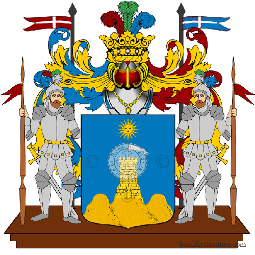 Coat of arms of family Ragusani