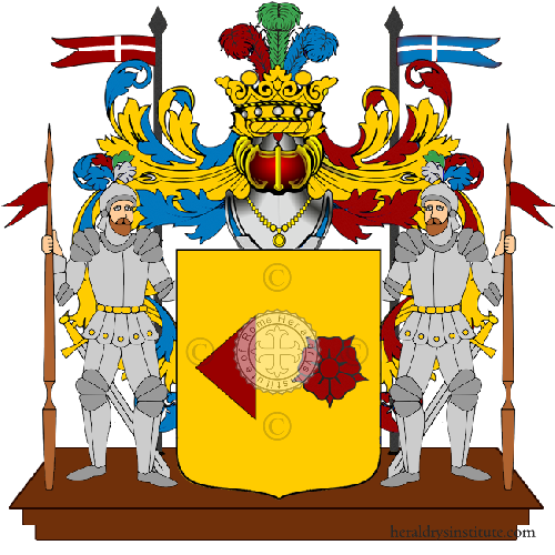 Coat of arms of family Trisegni