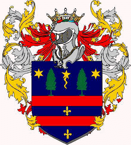Coat of arms of family Sacripante