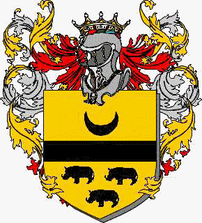 Coat of arms of family Zancara