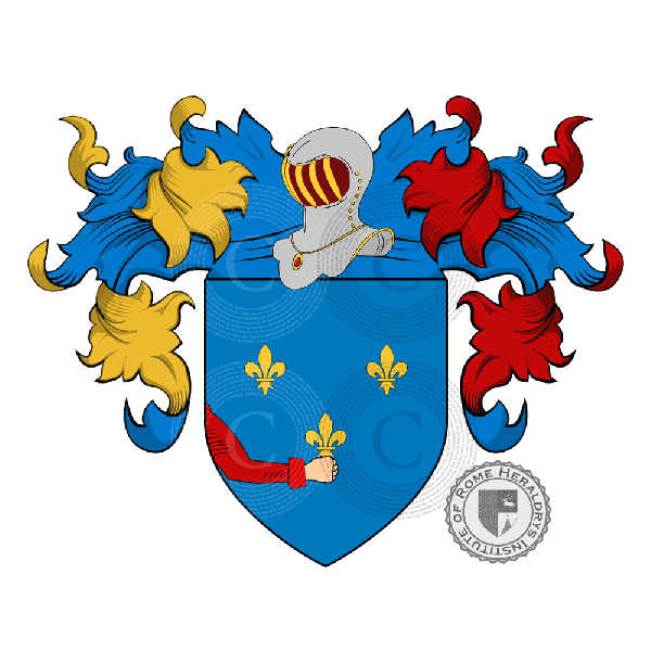 Coat of arms of family Vonetti