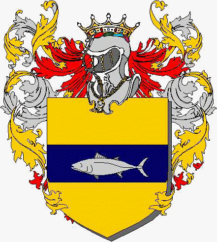Coat of arms of family Saracano