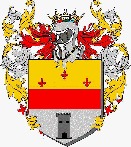 Escudo de la familia Bagnacavalli