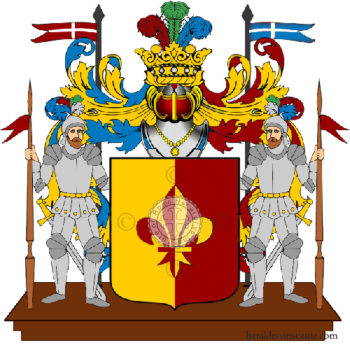 Coat of arms of family Chisena