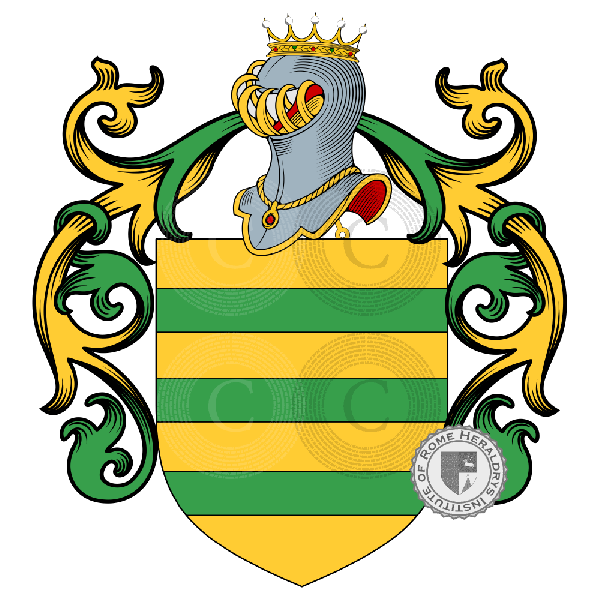 Coat of arms of family Fatinelli