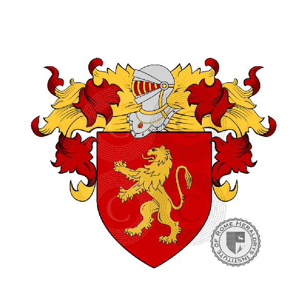 Coat of arms of family piazzola