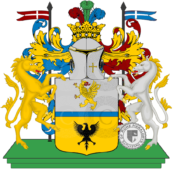 Coat of arms of family pommella