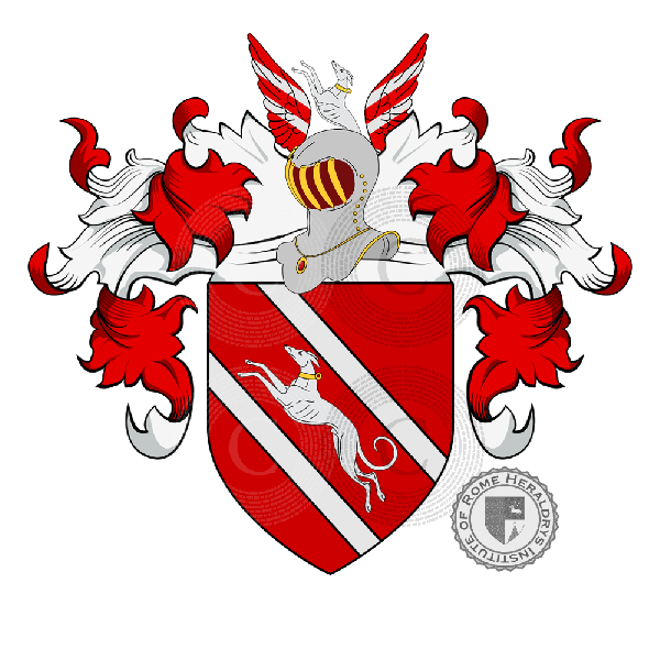 Coat of arms of family Zini, De Zinis, Dezini