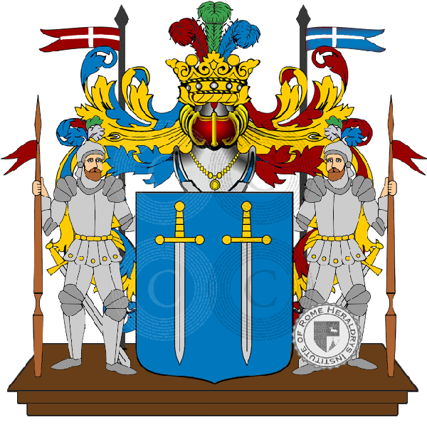 Escudo de la familia perugini