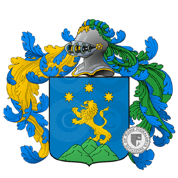 Coat of arms of family montiani