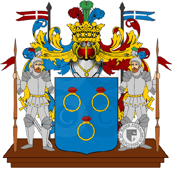 Coat of arms of family rubini