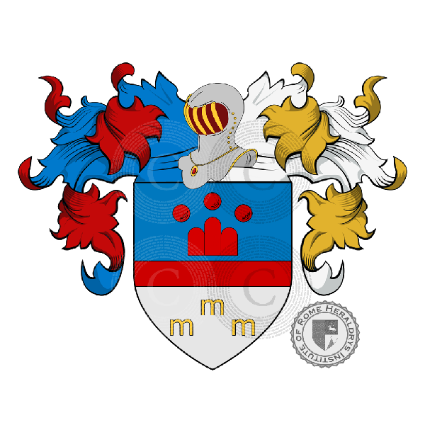 Coat of arms of family Menchi o Menci