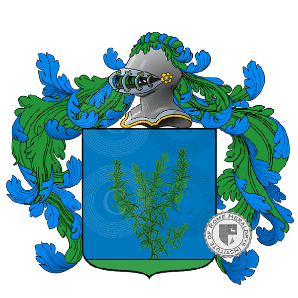 Coat of arms of family romanin