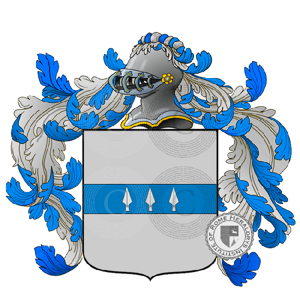 Coat of arms of family delussu