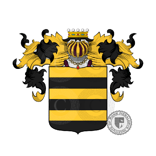 Escudo de la familia Seva (Tropea)