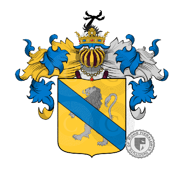 Escudo de la familia Guerrieri Gonzaga