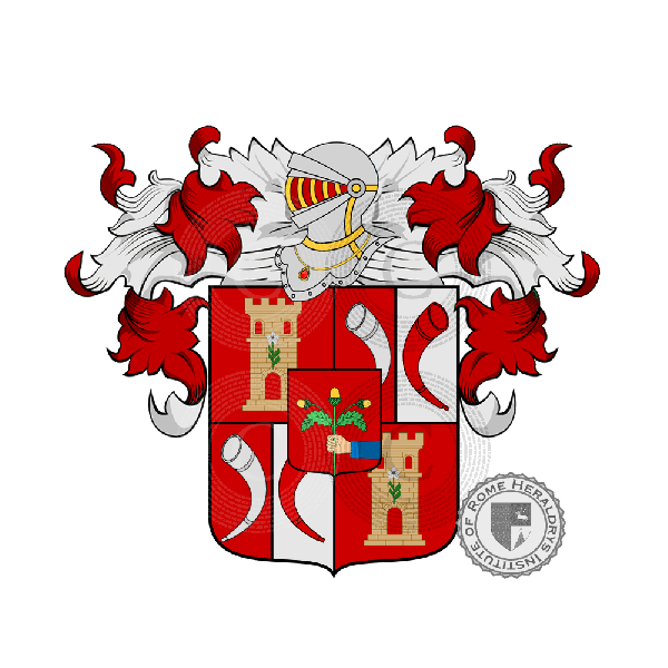 Coat of arms of family Valentinis