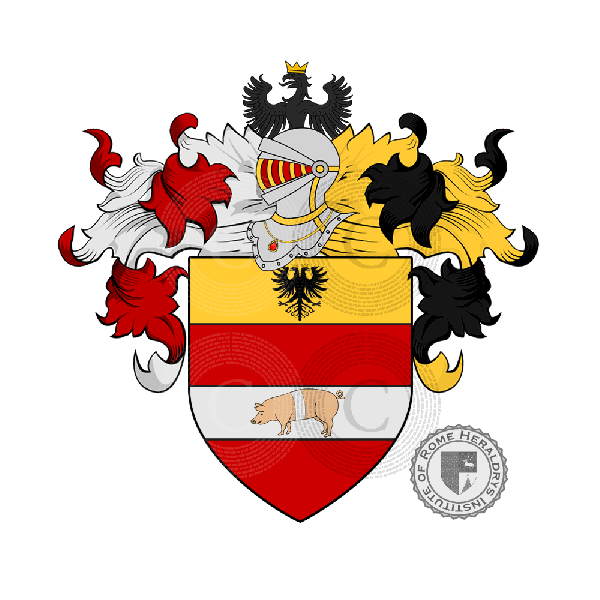 Wappen der Familie Verri (Milano)