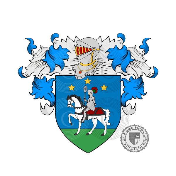 Wappen der Familie Cavalieri Ducati