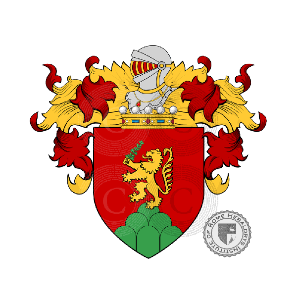 Coat of arms of family Leonetti o Lionetti