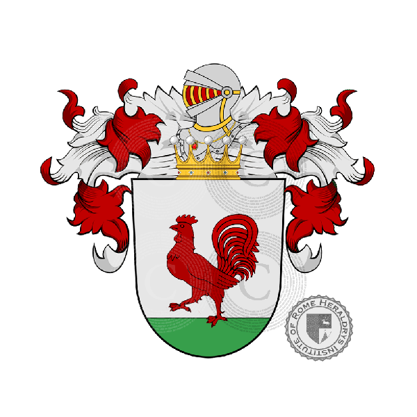 Coat of arms of family Hankrat