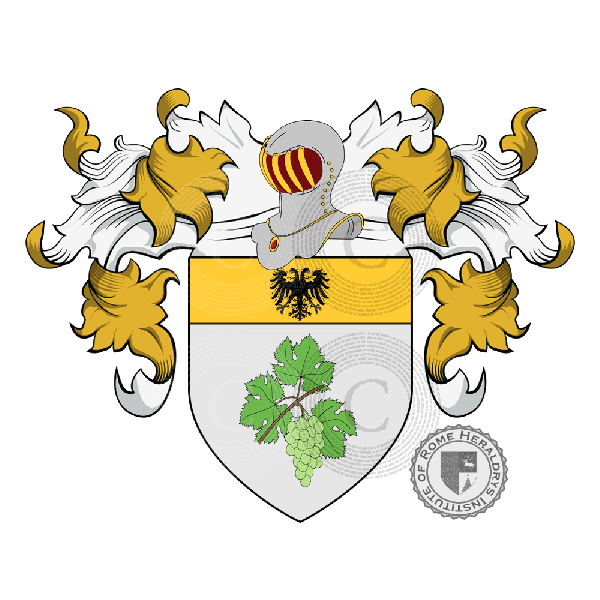 Coat of arms of family Ribotti, Ribotta o Riboty