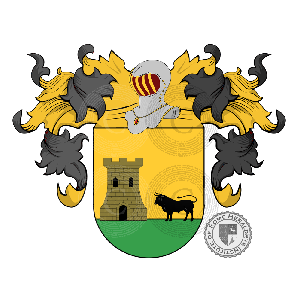 Brasão da família Torellò (Catalgona)