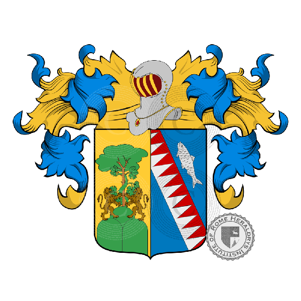 Coat of arms of family de Vito Piscitelli Taeggi