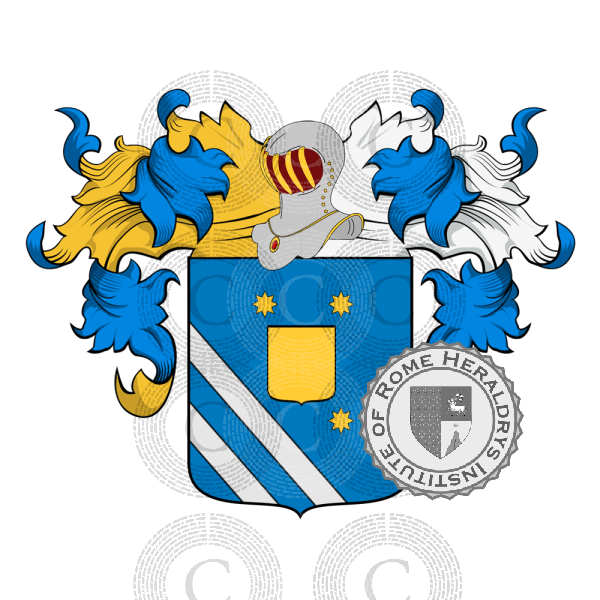 Coat of arms of family Scuderi, Scudero o Scudieri