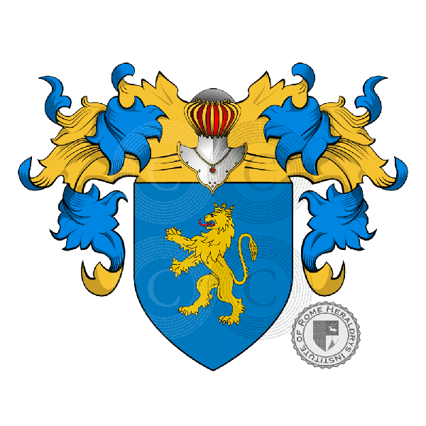 Coat of arms of family Saura
