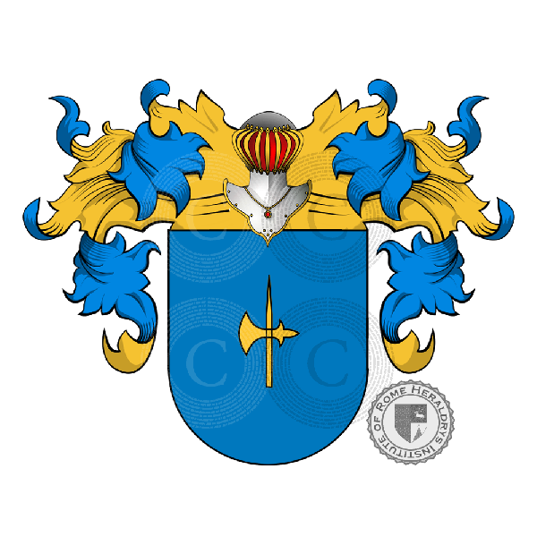Coat of arms of family Isaura