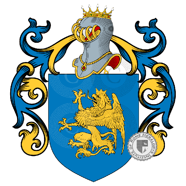 Coat of arms of family Danti
