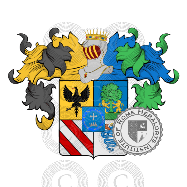 Coat of arms of family Tonziello