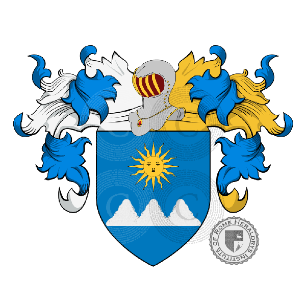 Escudo de la familia Sozio, Sotio, Soci o Socci (Casale)