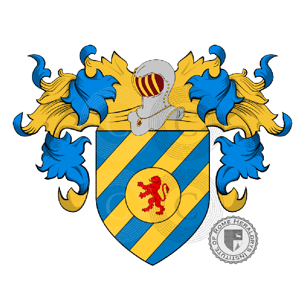 Coat of arms of family Bazzurri o Bazurro