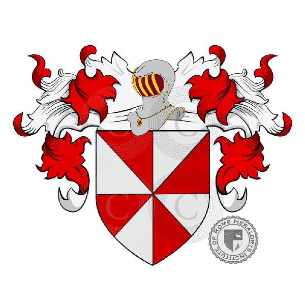 Escudo de la familia Amori (Bretagne, Sicilie)