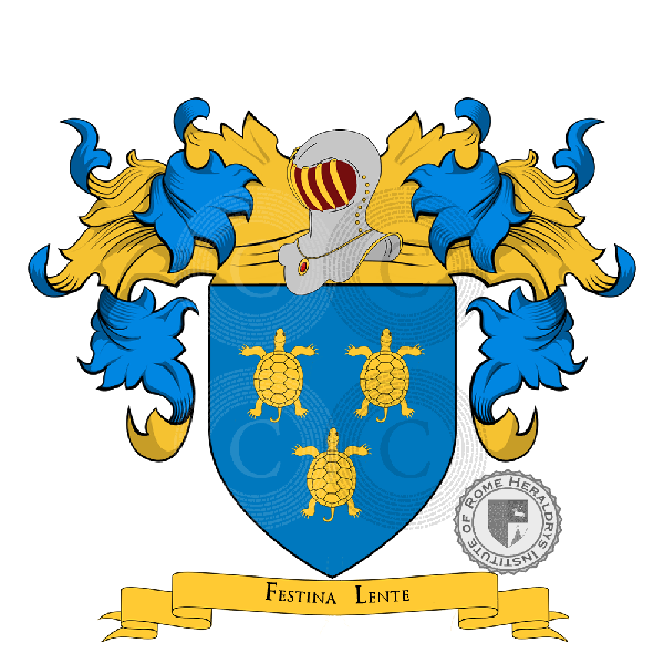Wappen der Familie Rossel et Rossel de Cercy
