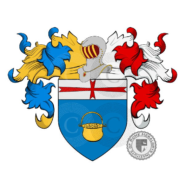 Escudo de la familia Pignatta o Pignata (Ravenna)