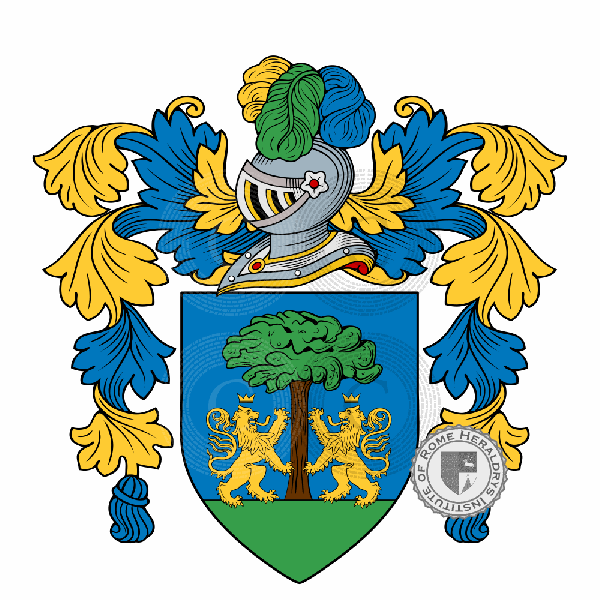 Coat of arms of family Lisi