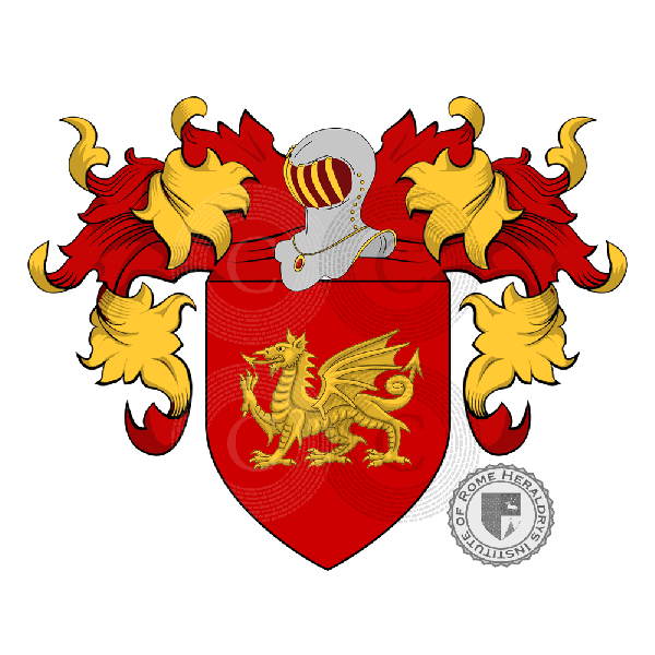 Coat of arms of family Ansaldi o Ansaldo (Messina - San Miniato)