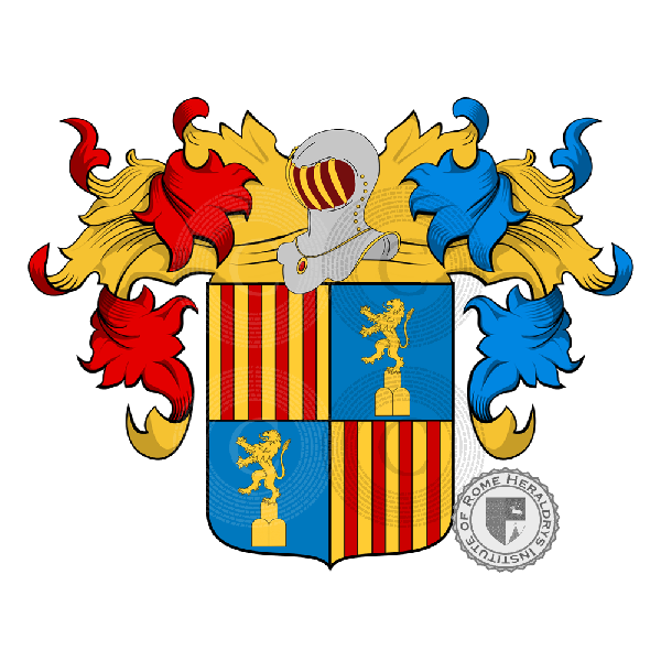 Coat of arms of family Gozzoni o Cozzoni