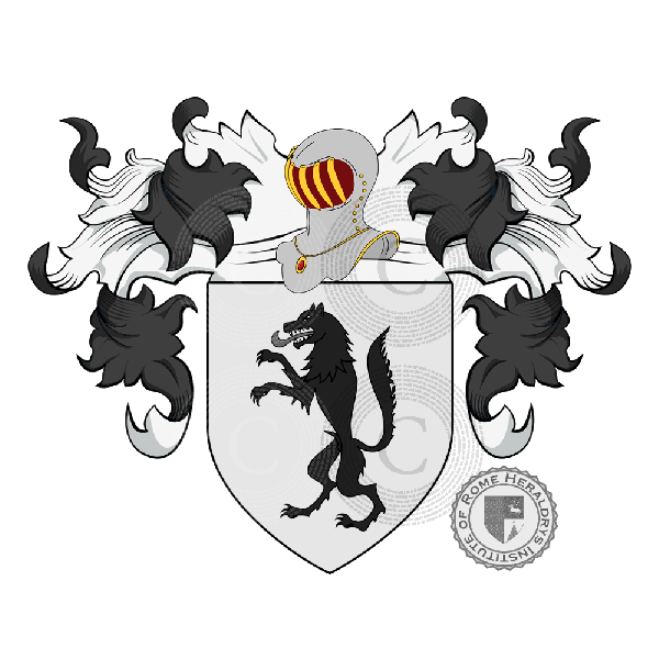 Wappen der Familie Lupi (Parma)