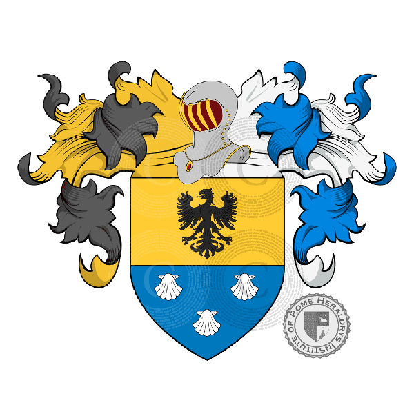 Escudo de la familia Cattanei (Milano)