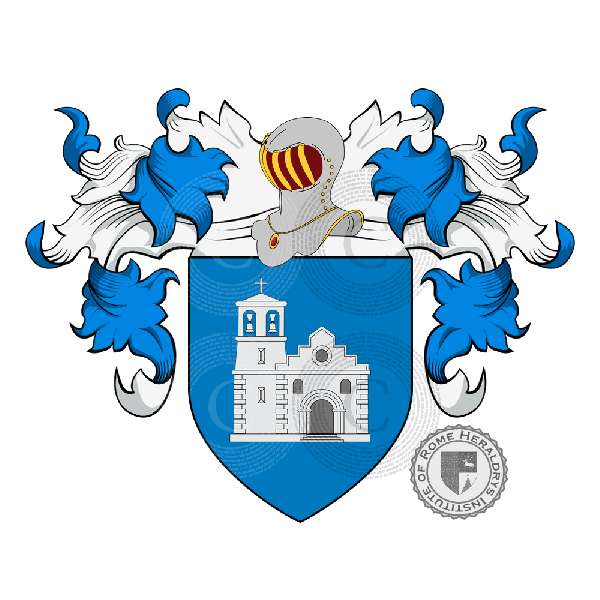 Wappen der Familie Chiesa (Liguria)