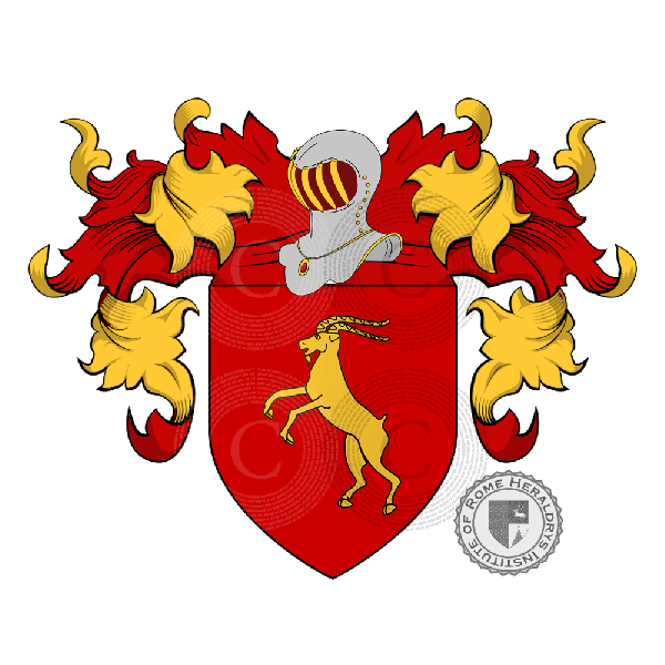 Escudo de la familia Capra (Bergamo)