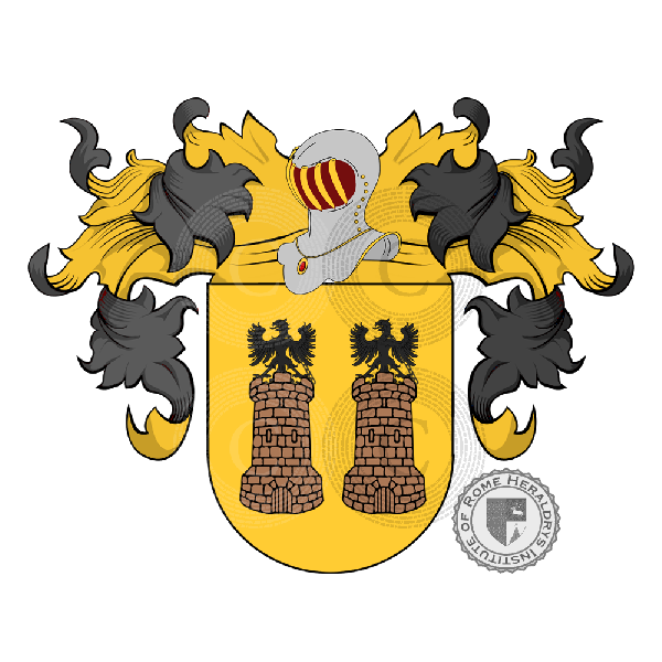 Coat of arms of family Justi