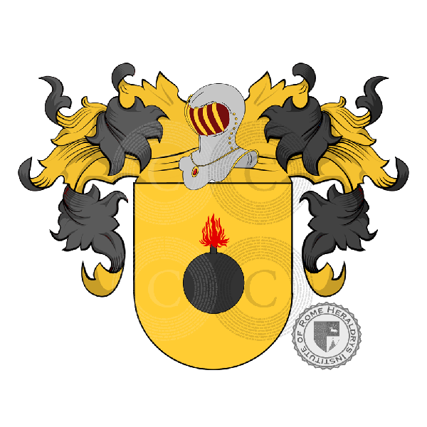 Coat of arms of family Casillo